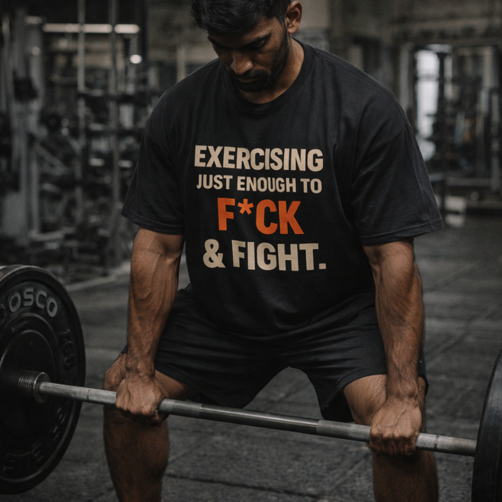 Bold Gym Oversized T-Shirt – Statement Training Wear